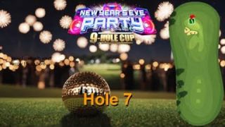H7M Golf Clash New Year's Eve Party Mini 2023 Hole 7 Master FTP QR HIO Courtesy of Steve Husted