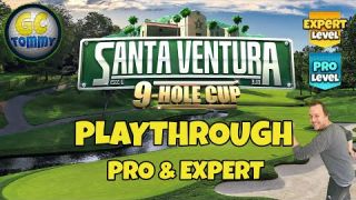 PRO & EXPERT Playthrough, Hole 1-9 - Santa Ventura 9-Hole Cup! *Golf Clash Guide*
