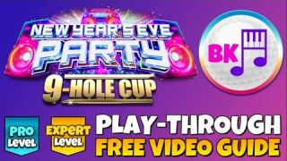 PRO & EXPERT PLAY-THROUGH | New Years Eve Party 9-Hole Cup | Christmas Grove | Golf Clash Guide Tips