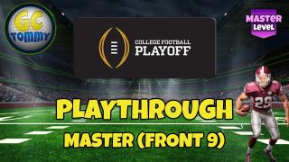 MASTER H1-9 Playthrough - College Football Playoff 18 hole-cup! *Golf Clash Guide*