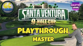 MASTER Playthrough, Hole 1-9 - Santa Ventura 9-Hole Cup! *Golf Clash Guide*