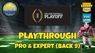 PRO & EXPERT H10-18 Playthrough - College Football Playoff 18 hole-cup! *Golf Clash Guide*